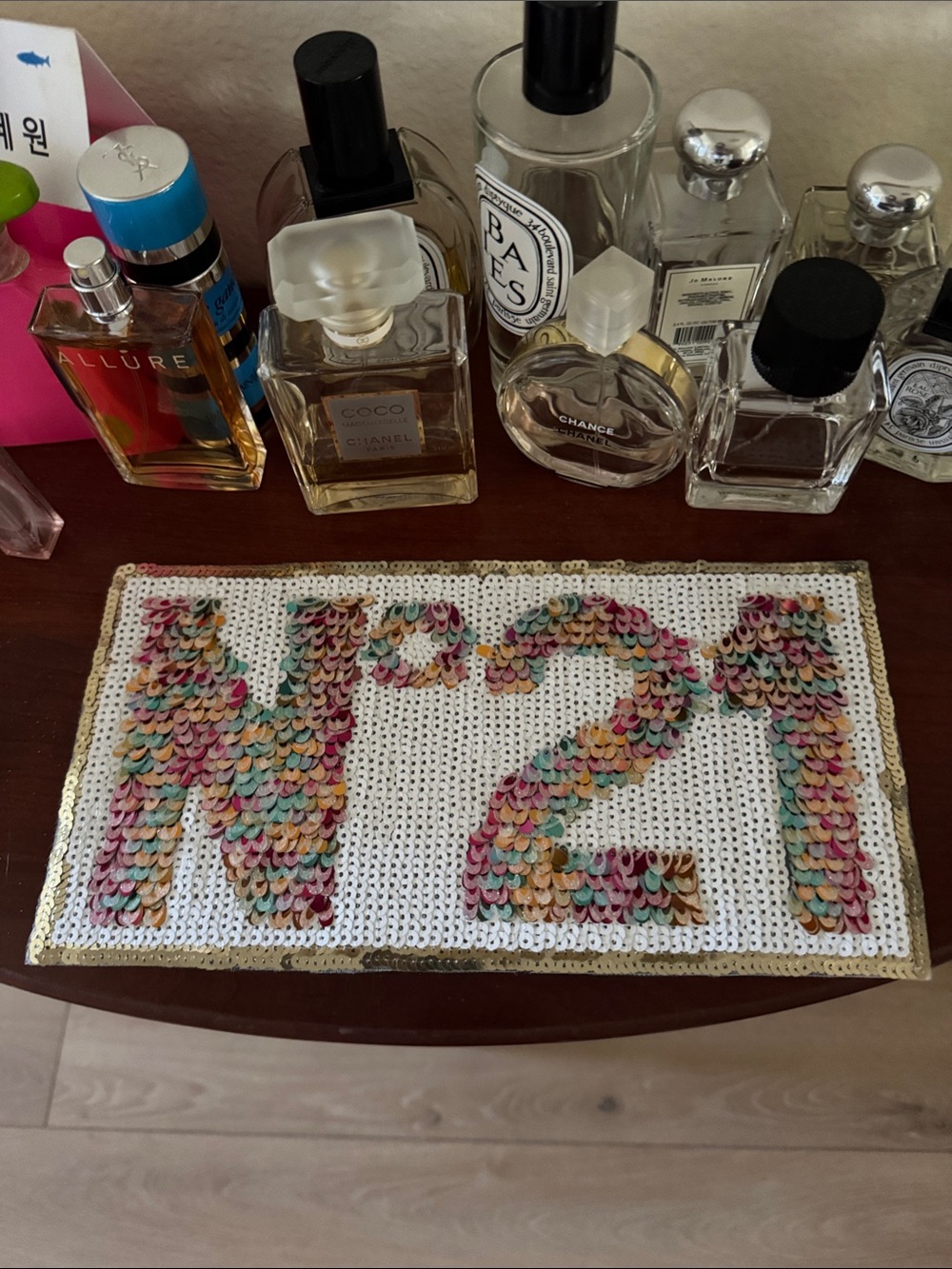 Multicolor Sequin N2 Accent patch - Accents Decor 11x5.5”